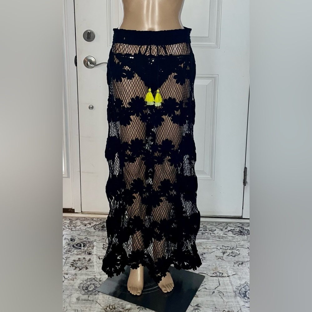 Freepeople Crochet Bathing Suit CoverUp Maxi